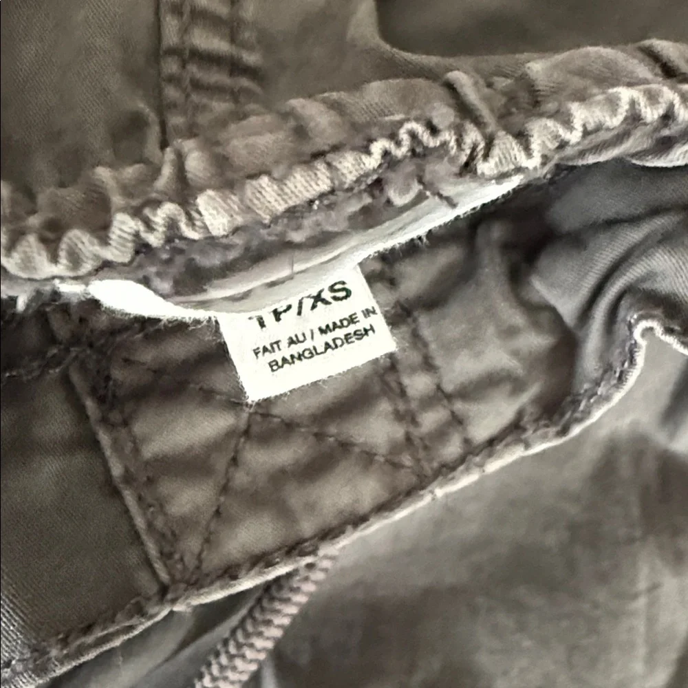 Garage Women's Harlowe Charcoal Parachute Cargo Pant~XS - Picture 4 of 12